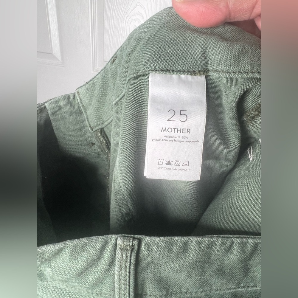 NWOT Mother The Patch Pocket Private Ankle High-waisted Cargo Pants Sz 25 - Picture 6 of 12